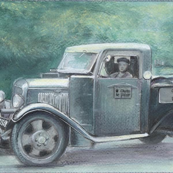 Camion à l'anthragaz