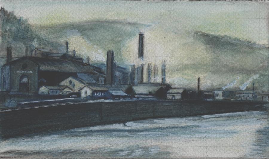 vue générale des forges et puits de robiac