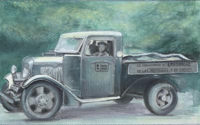 Camion à l'anthragaz