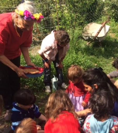 Martina avec enfants